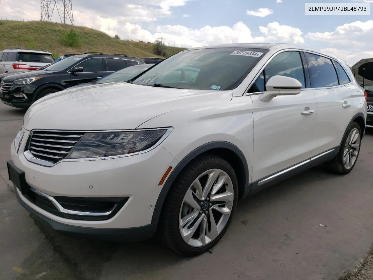 2018 Lincoln Mkx Black Label VIN: 2LMPJ9JP7JBL48793 Lot: 58779404