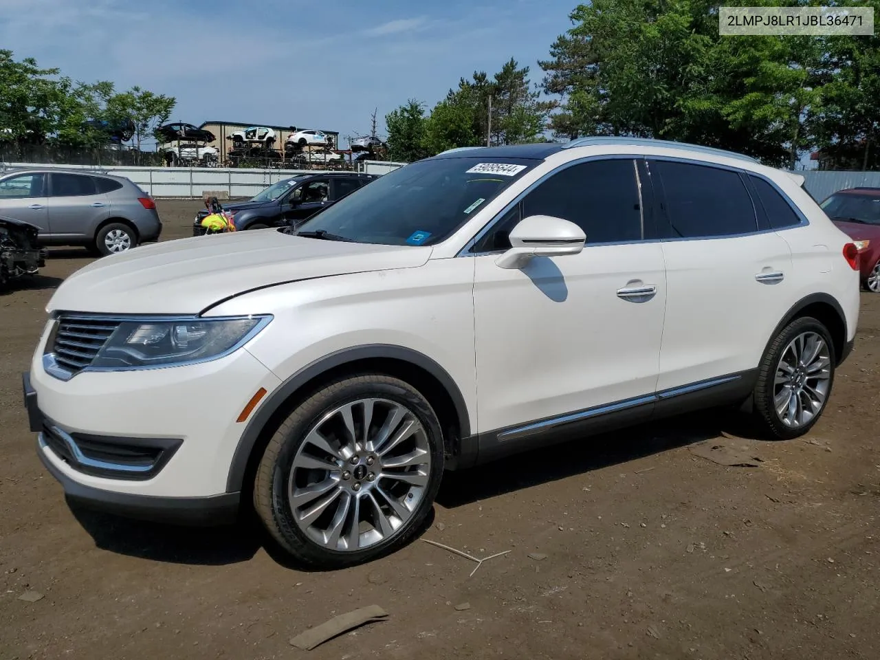 2018 Lincoln Mkx Reserve VIN: 2LMPJ8LR1JBL36471 Lot: 59095644