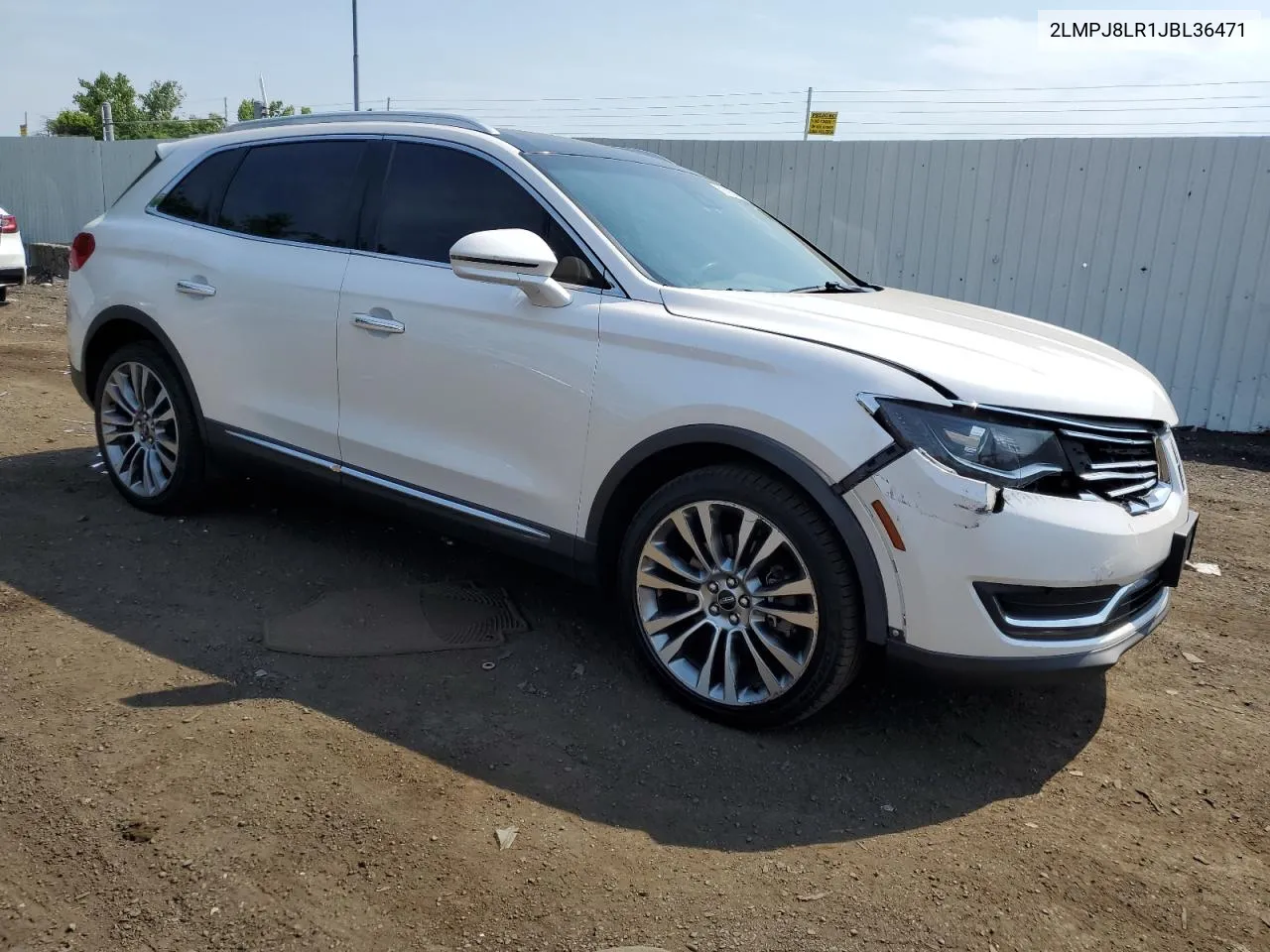 2LMPJ8LR1JBL36471 2018 Lincoln Mkx Reserve