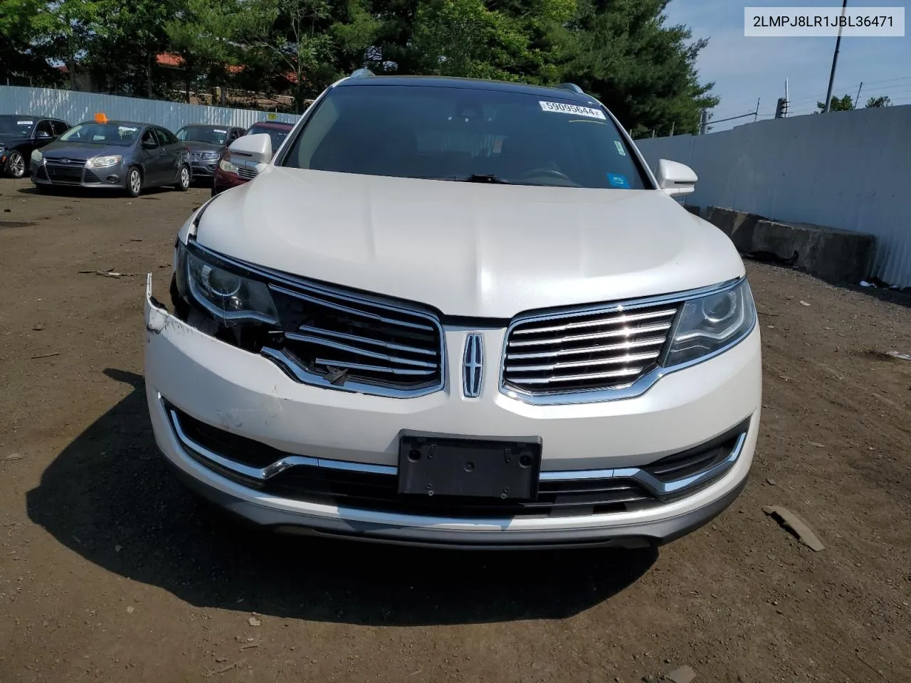 2LMPJ8LR1JBL36471 2018 Lincoln Mkx Reserve