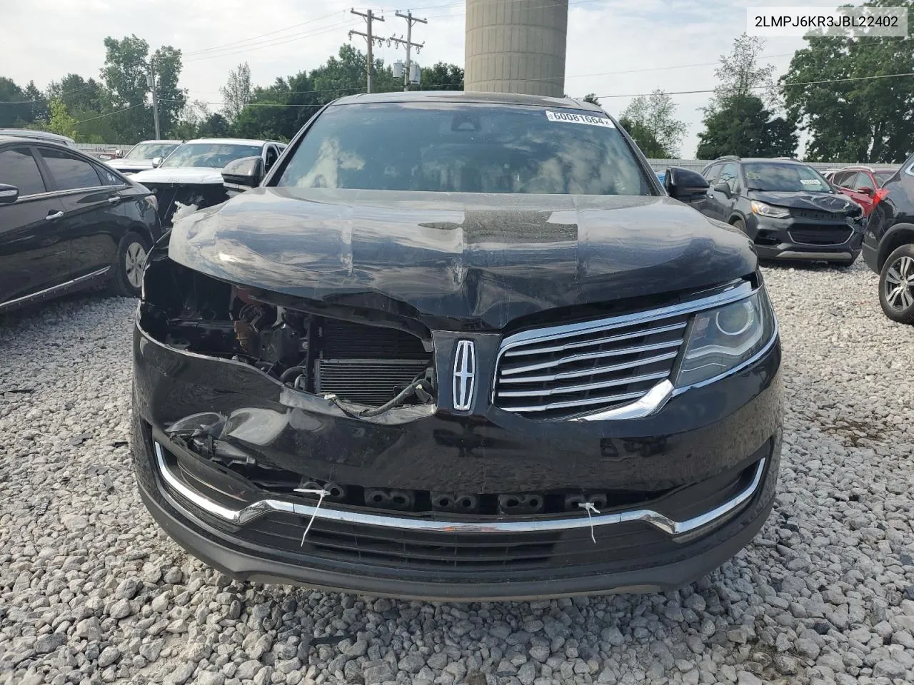 2018 Lincoln Mkx Select VIN: 2LMPJ6KR3JBL22402 Lot: 60081664