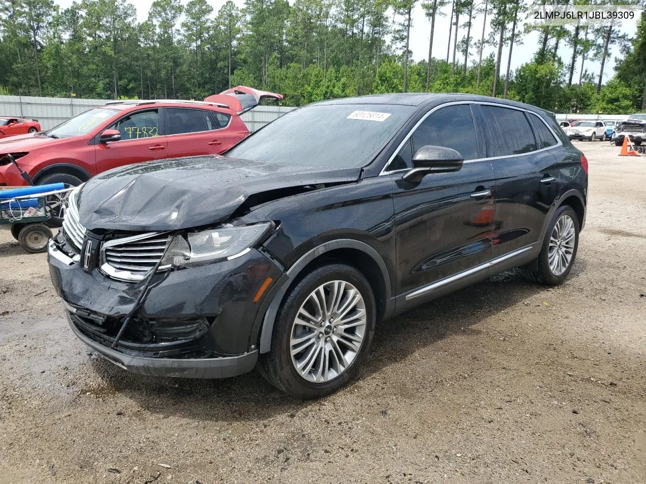 2018 Lincoln Mkx Reserve VIN: 2LMPJ6LR1JBL39309 Lot: 60125814