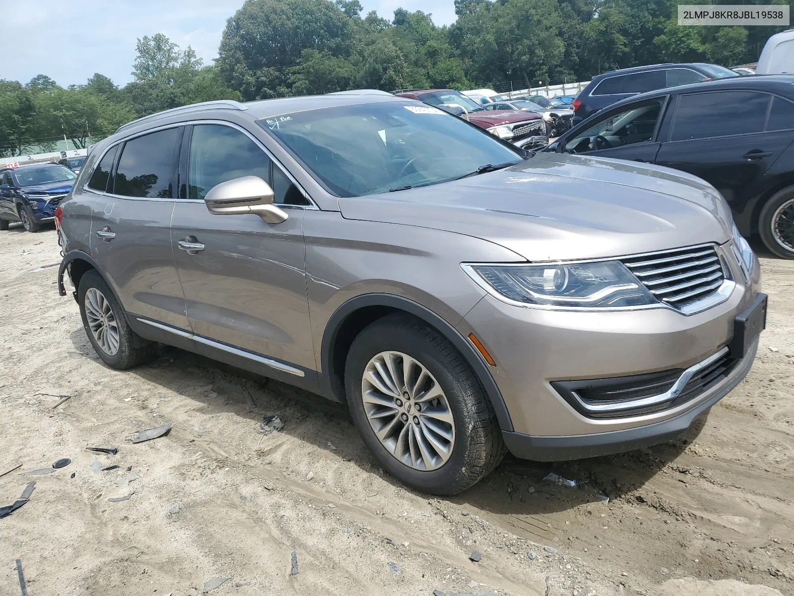 2018 Lincoln Mkx Select VIN: 2LMPJ8KR8JBL19538 Lot: 60240704