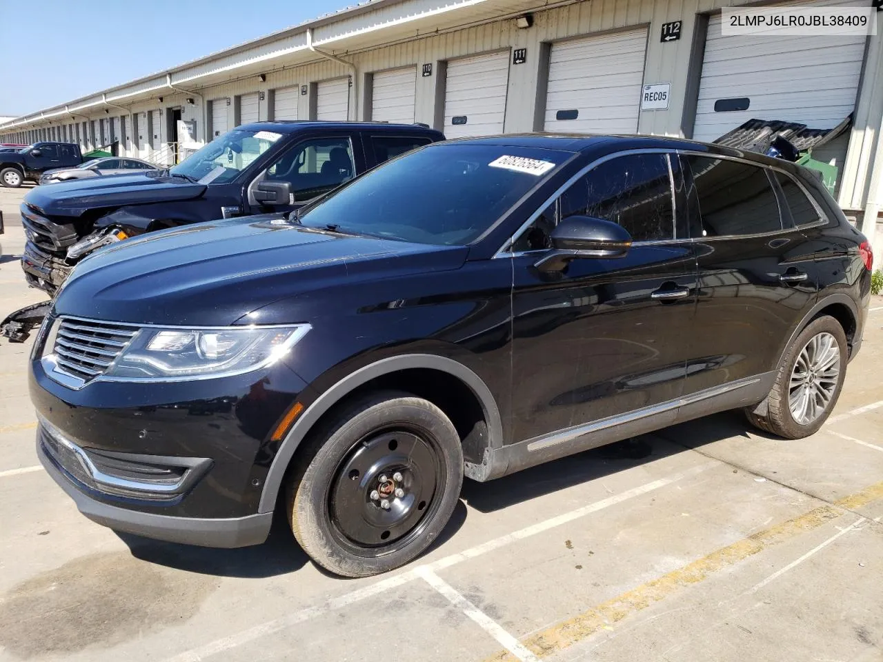 2018 Lincoln Mkx Reserve VIN: 2LMPJ6LR0JBL38409 Lot: 60826564