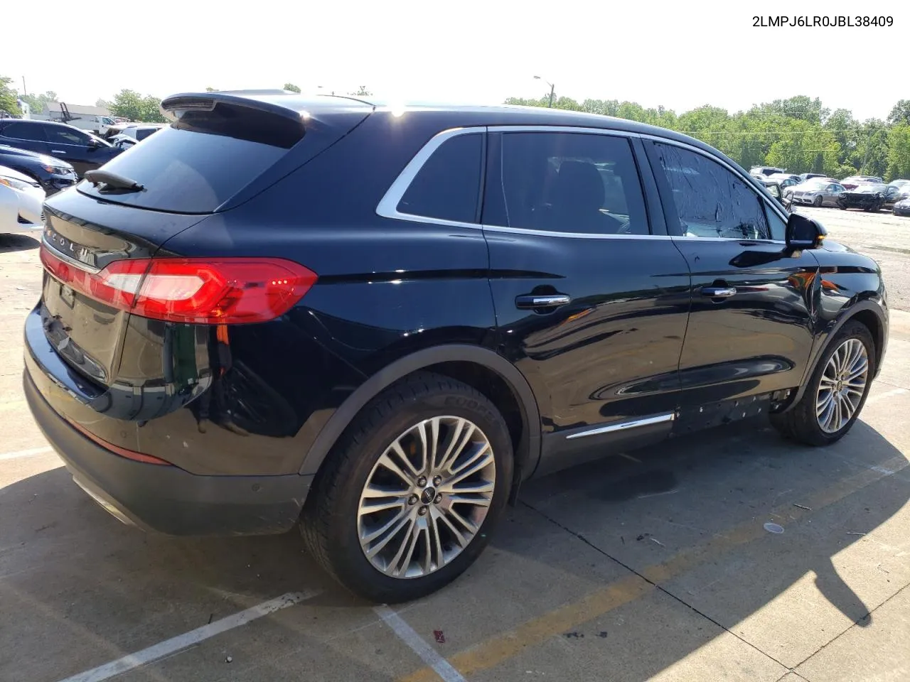 2018 Lincoln Mkx Reserve VIN: 2LMPJ6LR0JBL38409 Lot: 60826564