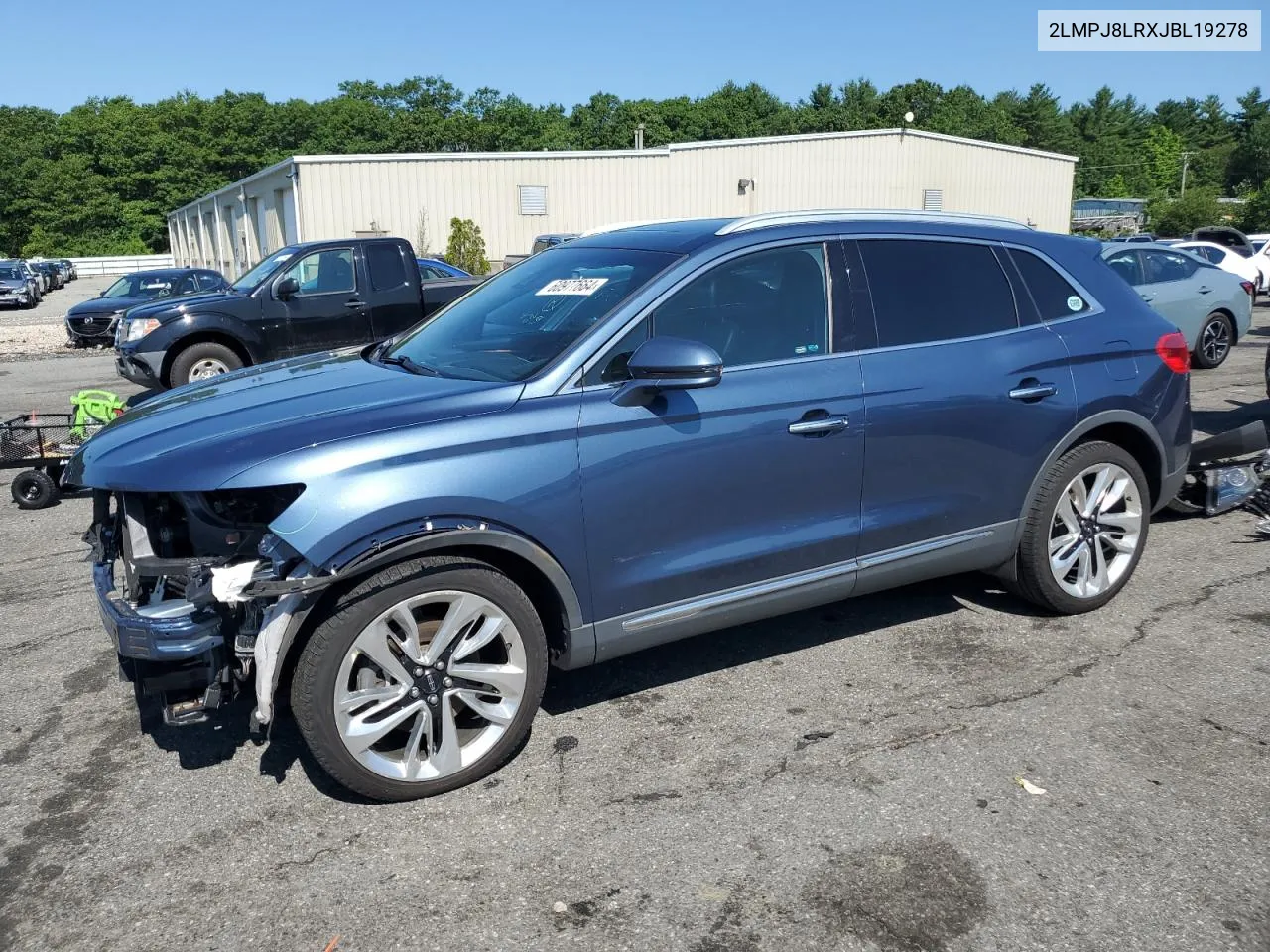 2018 Lincoln Mkx Reserve VIN: 2LMPJ8LRXJBL19278 Lot: 60977664