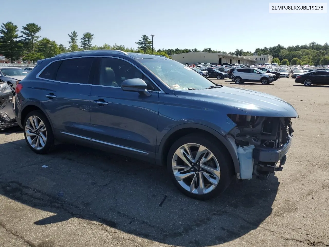 2018 Lincoln Mkx Reserve VIN: 2LMPJ8LRXJBL19278 Lot: 60977664