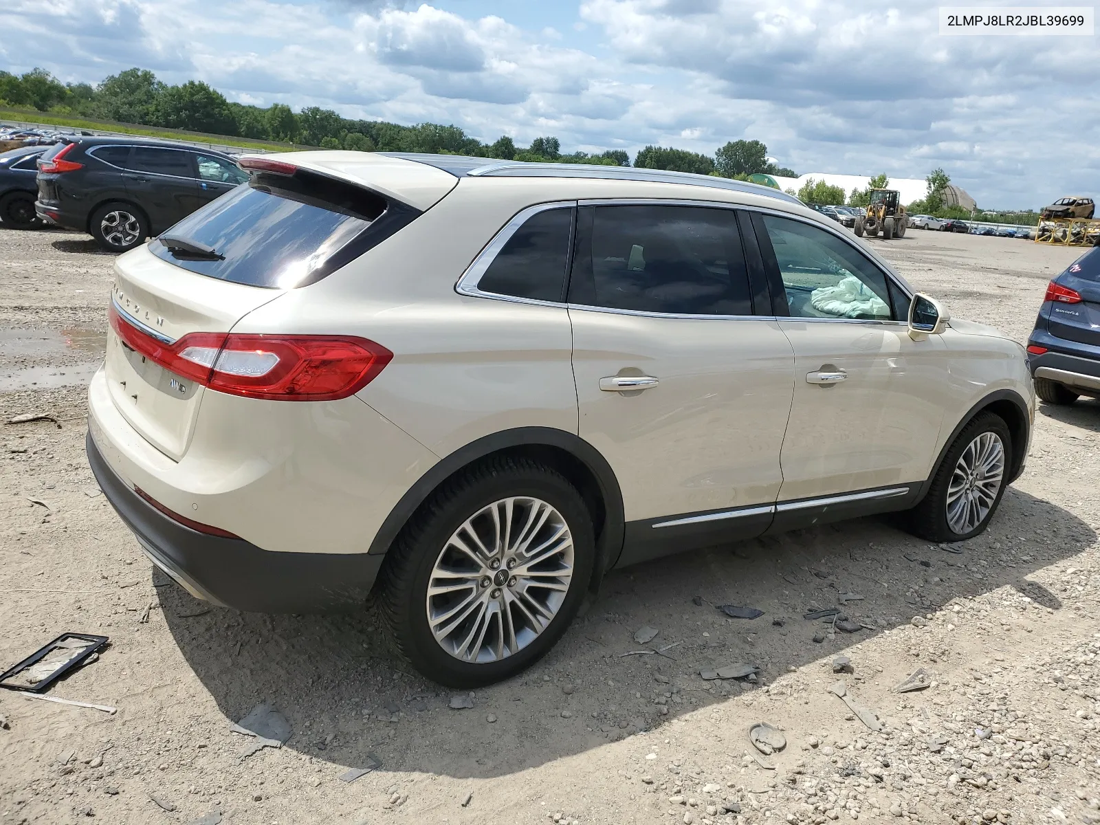 2018 Lincoln Mkx Reserve VIN: 2LMPJ8LR2JBL39699 Lot: 62895724