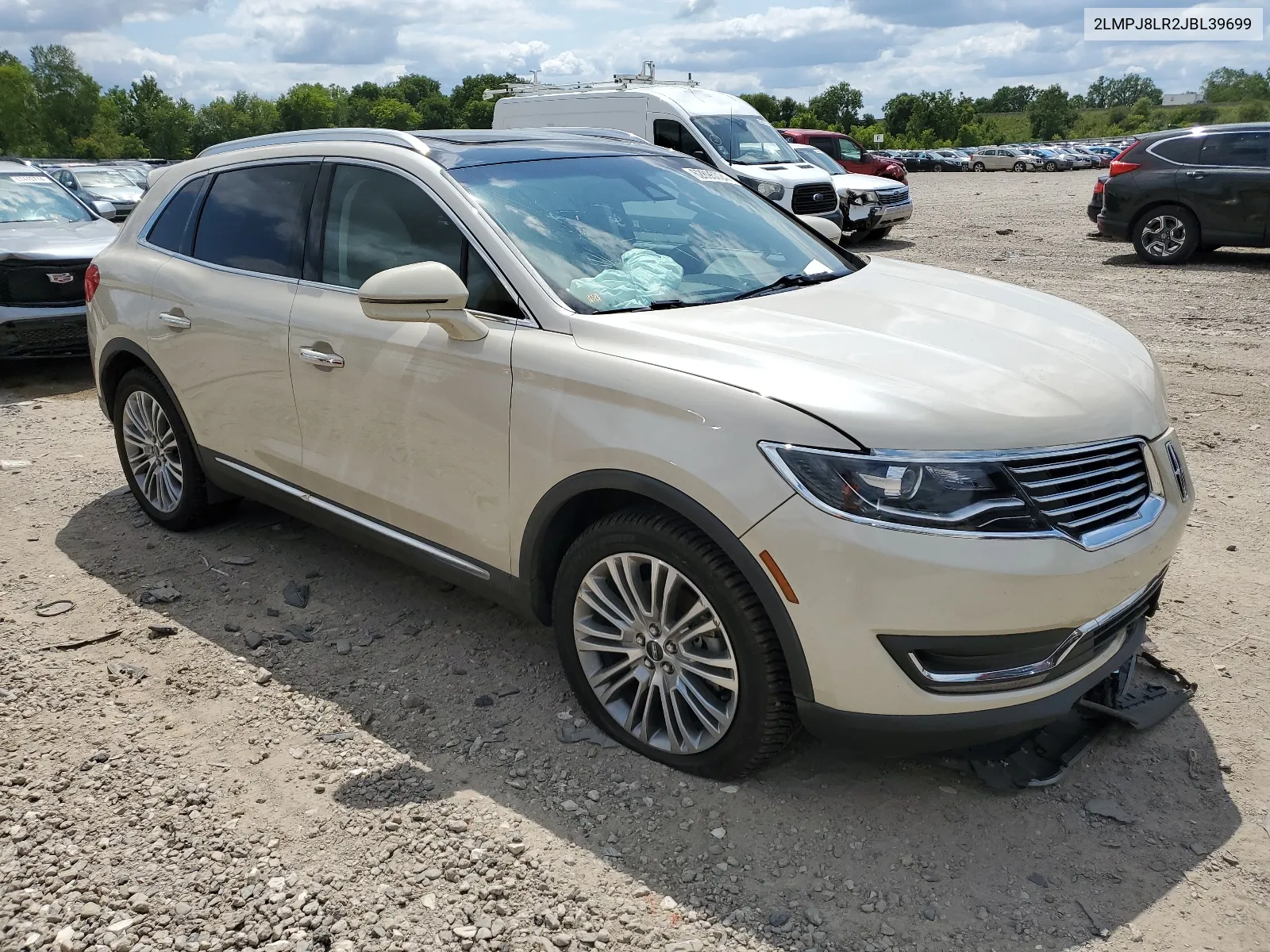 2LMPJ8LR2JBL39699 2018 Lincoln Mkx Reserve