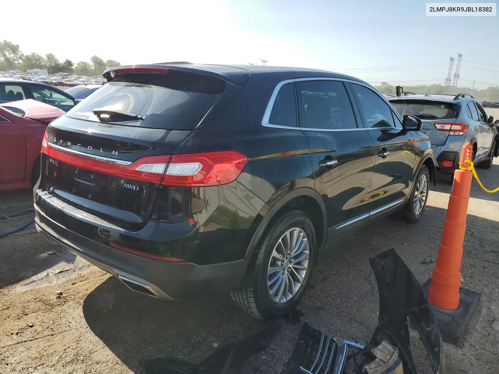 2LMPJ8KR9JBL18382 2018 Lincoln Mkx Select