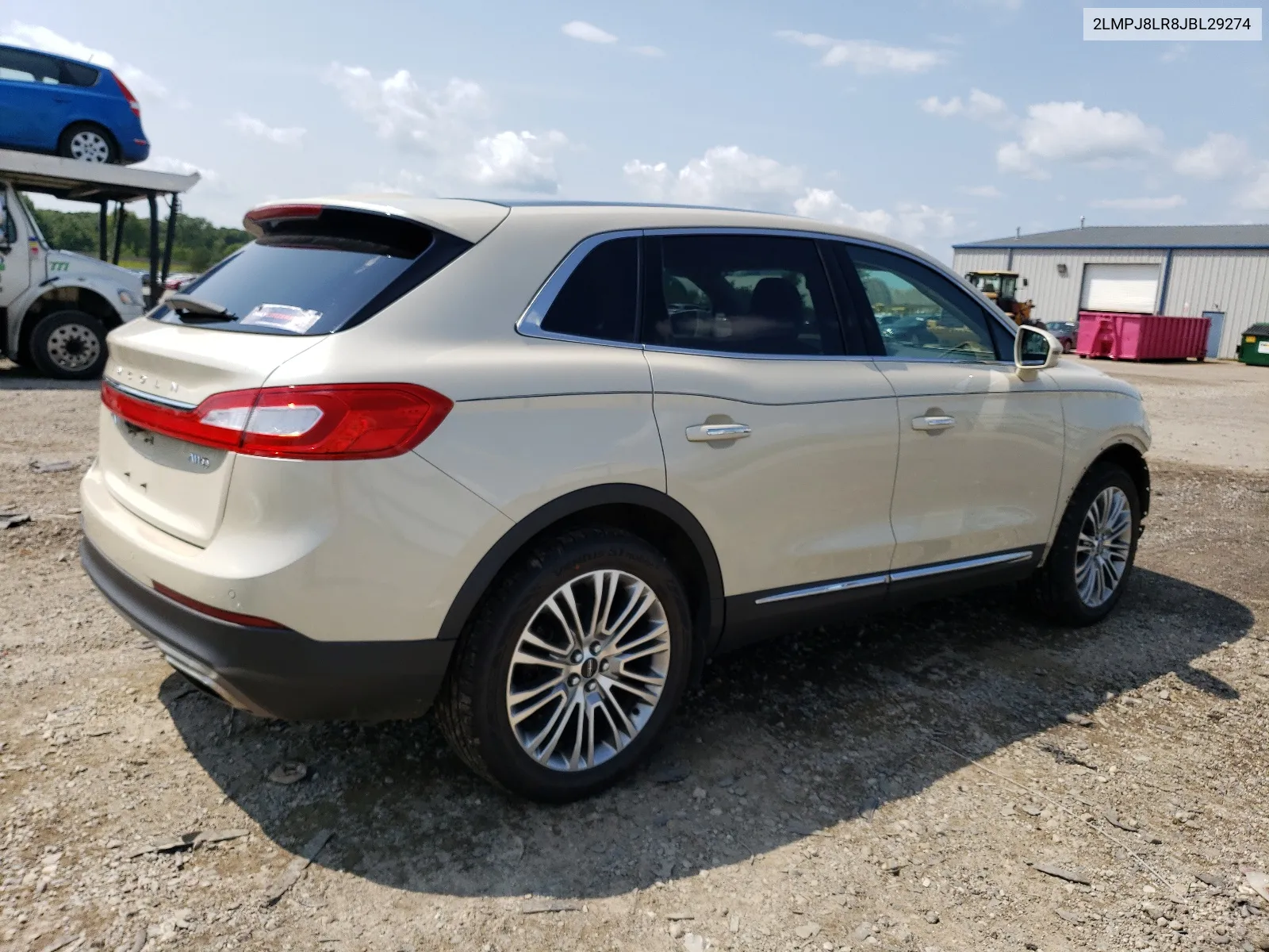 2018 Lincoln Mkx Reserve VIN: 2LMPJ8LR8JBL29274 Lot: 64958004