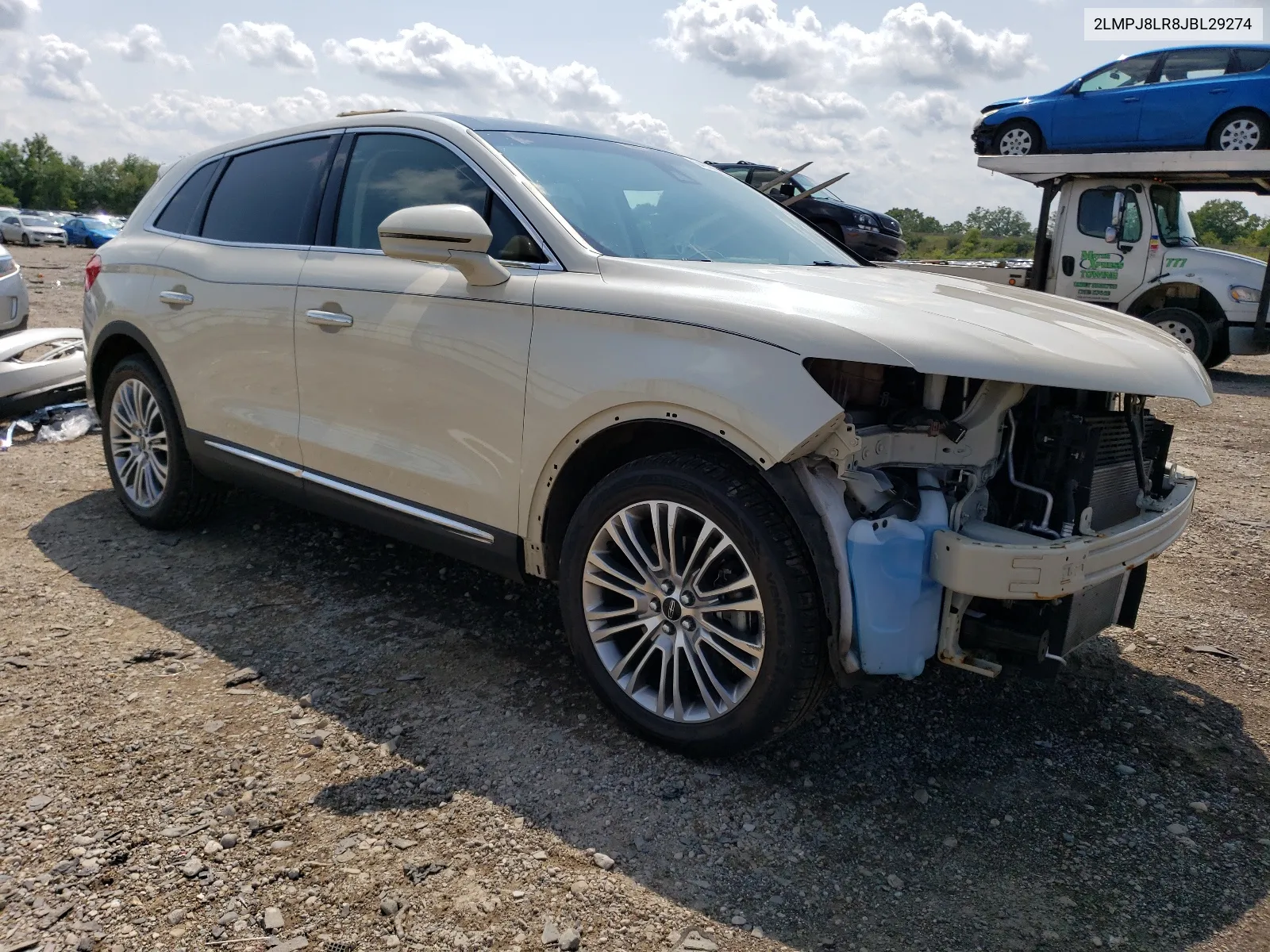 2018 Lincoln Mkx Reserve VIN: 2LMPJ8LR8JBL29274 Lot: 64958004