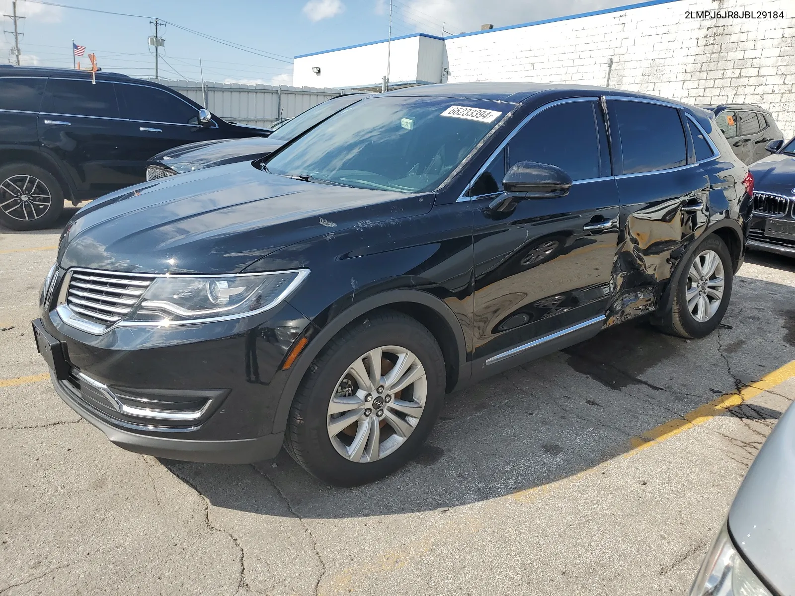 2018 Lincoln Mkx Premiere VIN: 2LMPJ6JR8JBL29184 Lot: 66233394