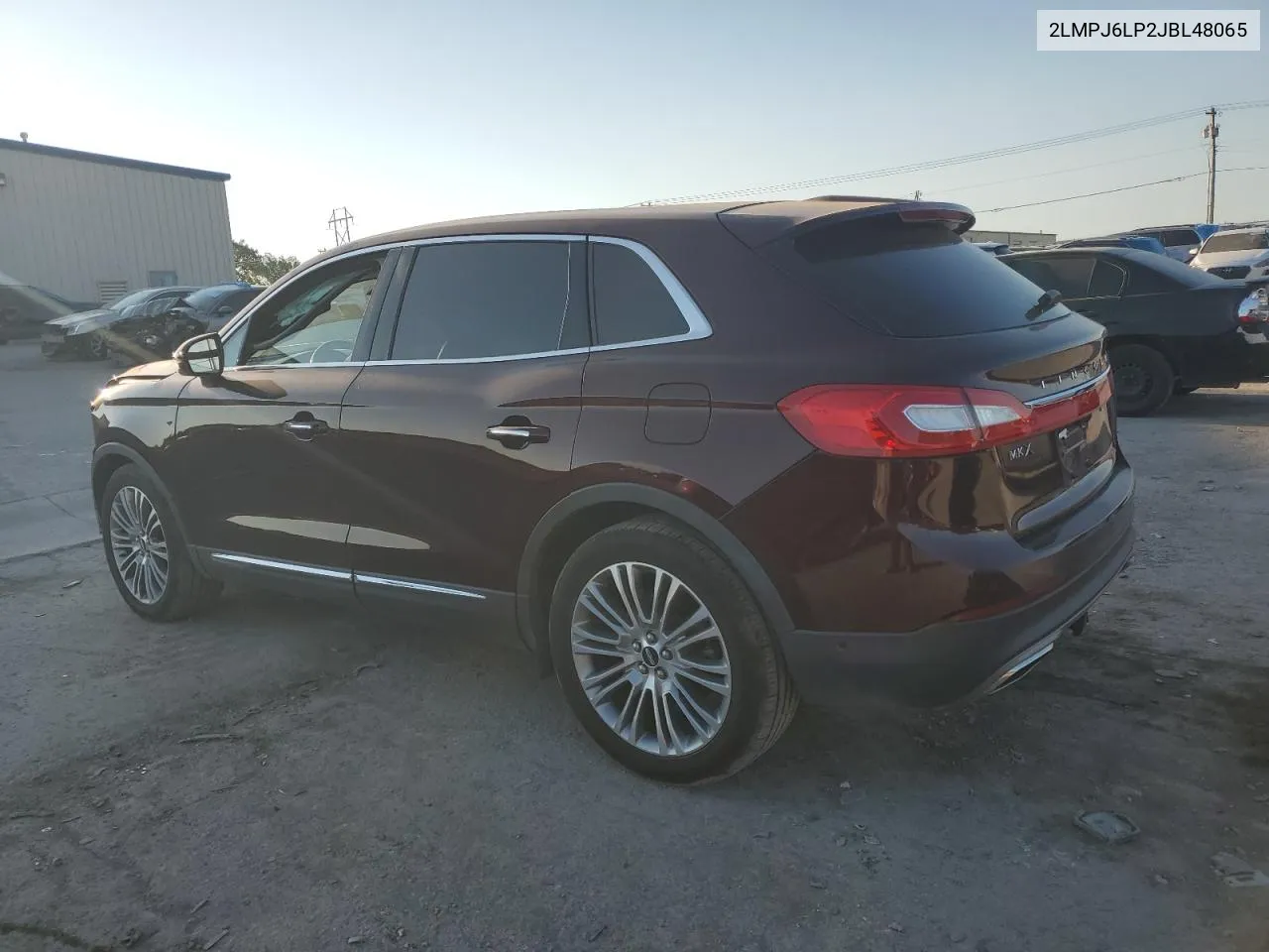 2LMPJ6LP2JBL48065 2018 Lincoln Mkx Reserve