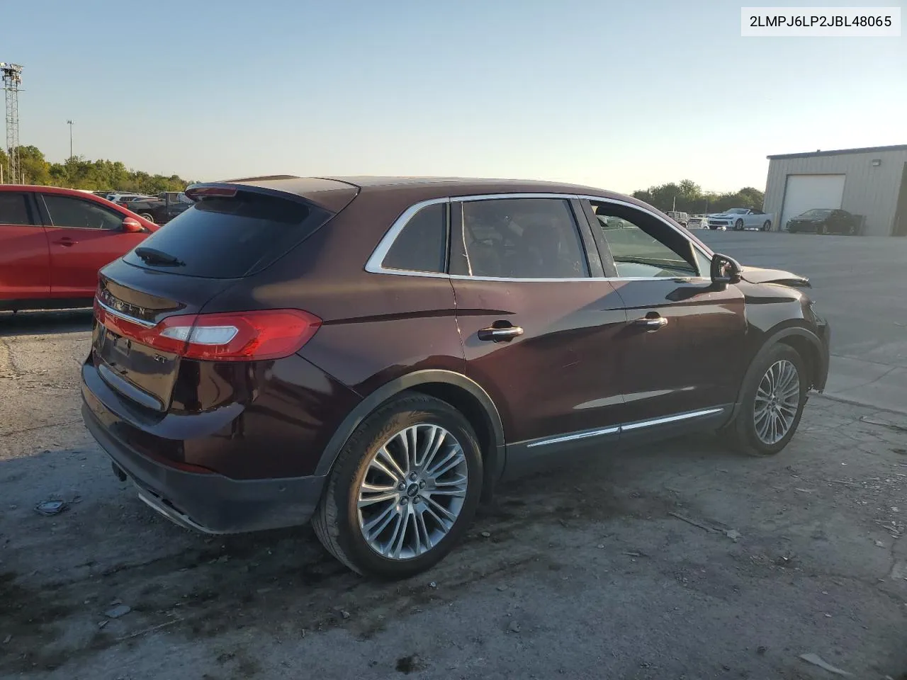 2LMPJ6LP2JBL48065 2018 Lincoln Mkx Reserve