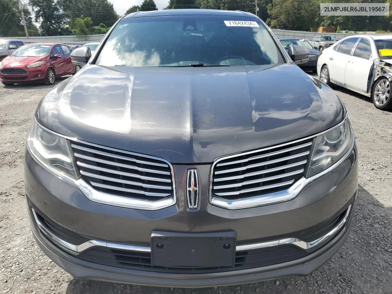 2018 Lincoln Mkx Reserve VIN: 2LMPJ8LR6JBL19567 Lot: 71642434