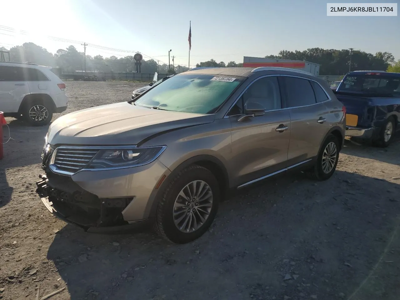 2LMPJ6KR8JBL11704 2018 Lincoln Mkx Select