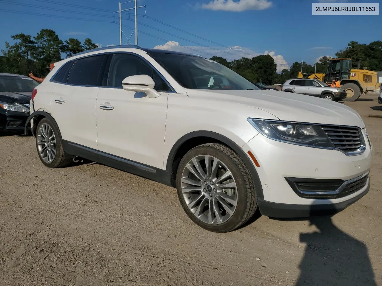 2LMPJ6LR8JBL11653 2018 Lincoln Mkx Reserve