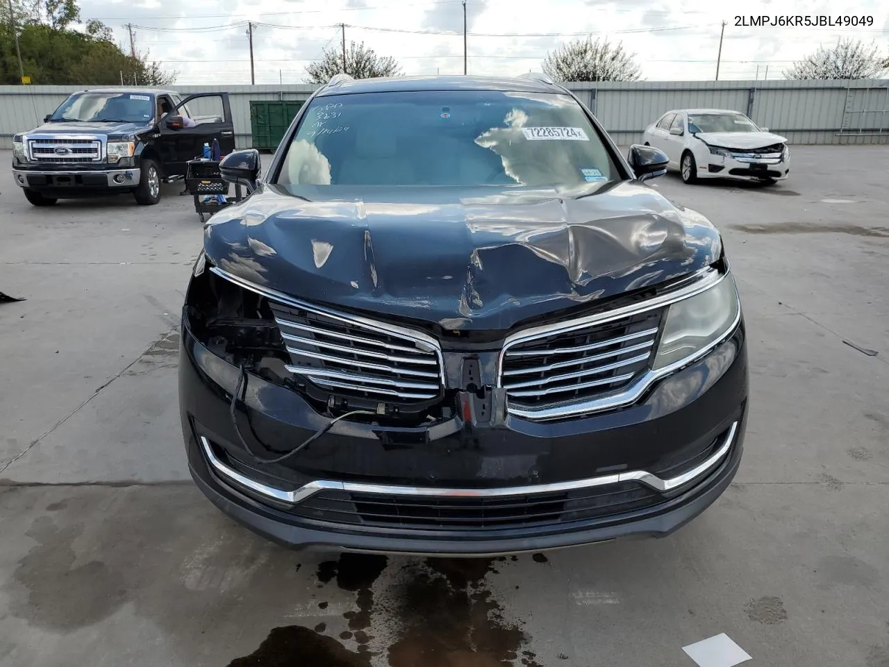 2018 Lincoln Mkx Select VIN: 2LMPJ6KR5JBL49049 Lot: 72285724