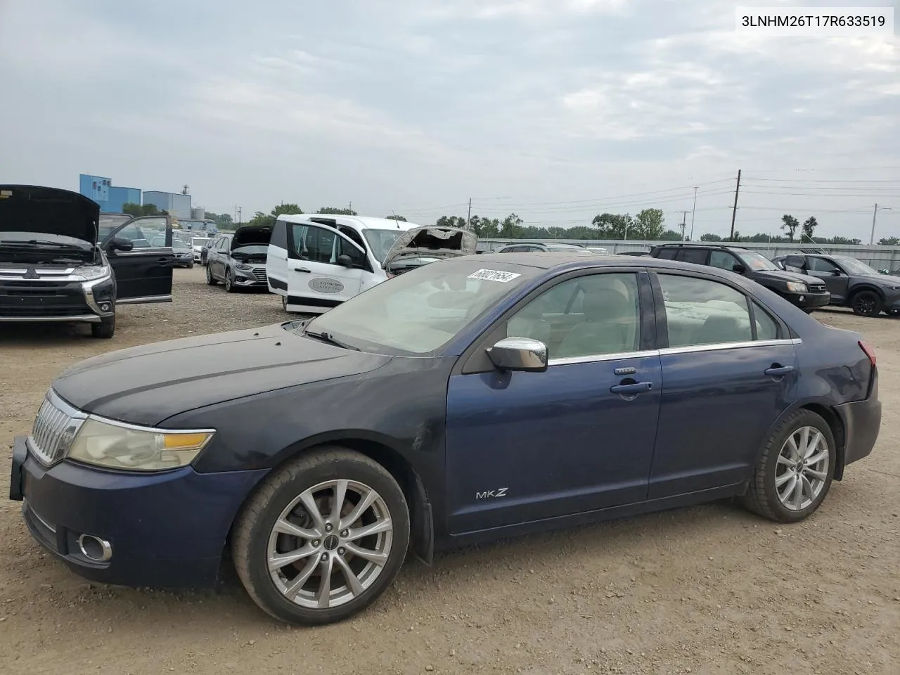 2007 Lincoln Mkz VIN: 3LNHM26T17R633519 Lot: 68021654