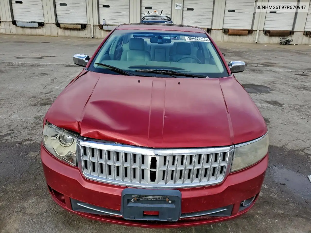 3LNHM26T97R670947 2007 Lincoln Mkz