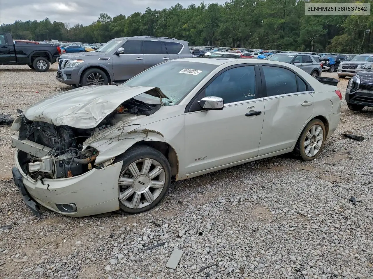 3LNHM26T38R637542 2008 Lincoln Mkz