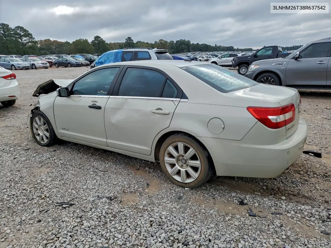 3LNHM26T38R637542 2008 Lincoln Mkz