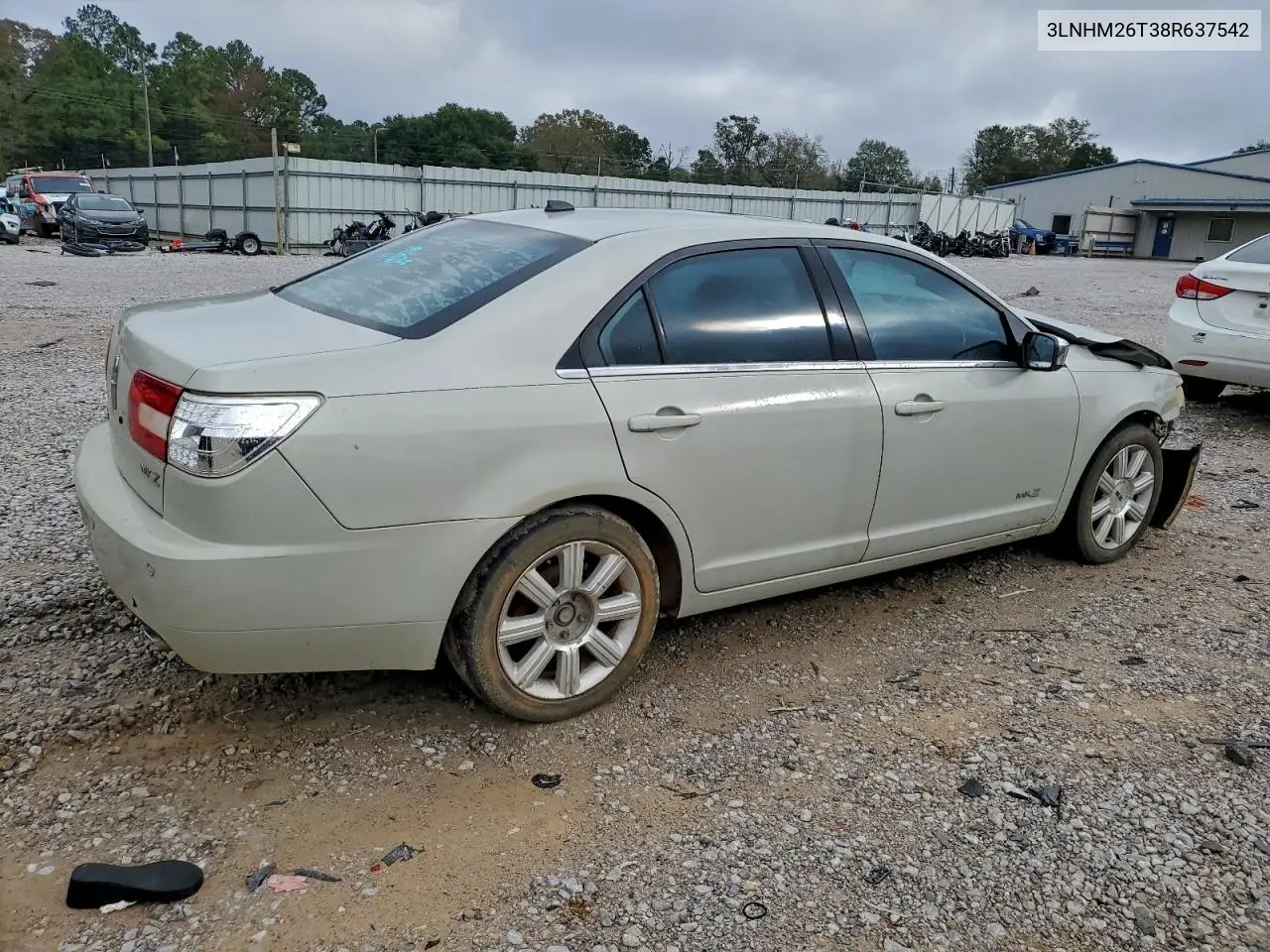 3LNHM26T38R637542 2008 Lincoln Mkz
