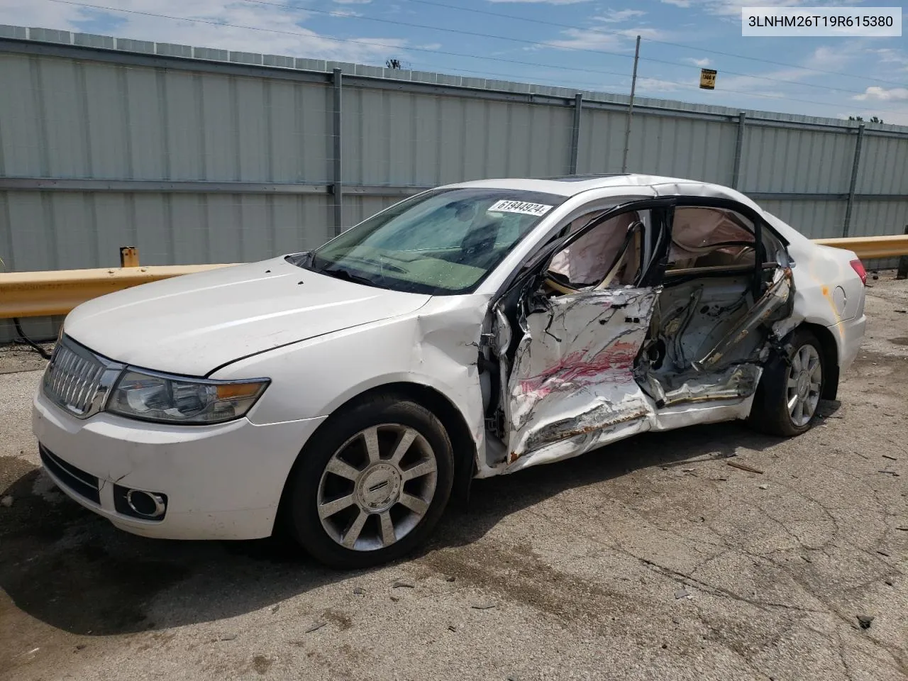 2009 Lincoln Mkz VIN: 3LNHM26T19R615380 Lot: 71293974