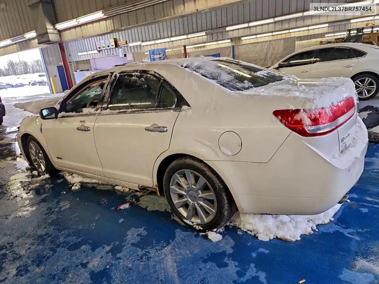 3LNDL2L37BR757454 2011 Lincoln Mkz Hybrid