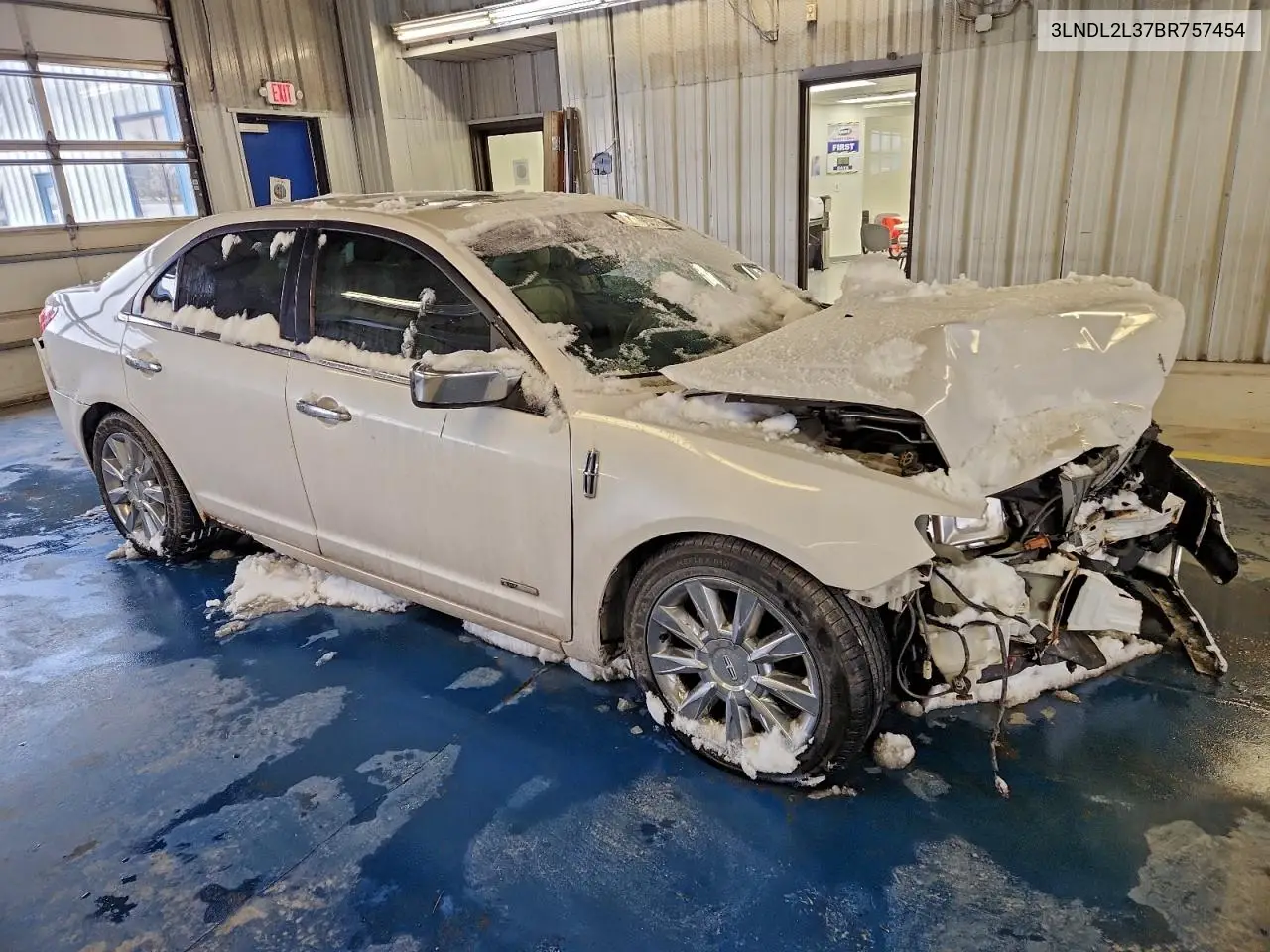 3LNDL2L37BR757454 2011 Lincoln Mkz Hybrid