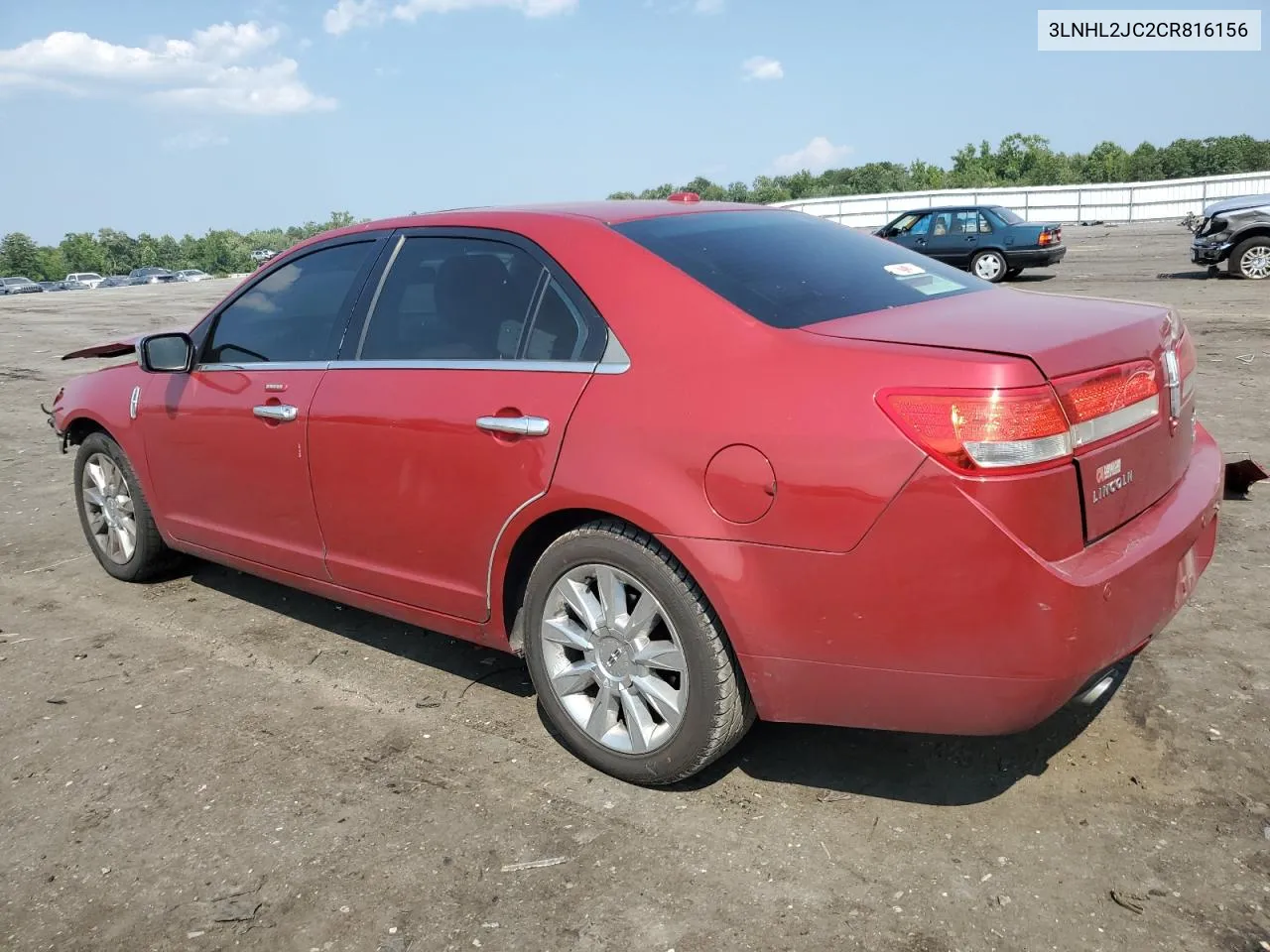 2012 Lincoln Mkz VIN: 3LNHL2JC2CR816156 Lot: 65726344