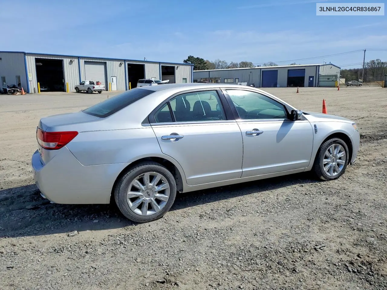 3LNHL2GC4CR836867 2012 Lincoln Mkz