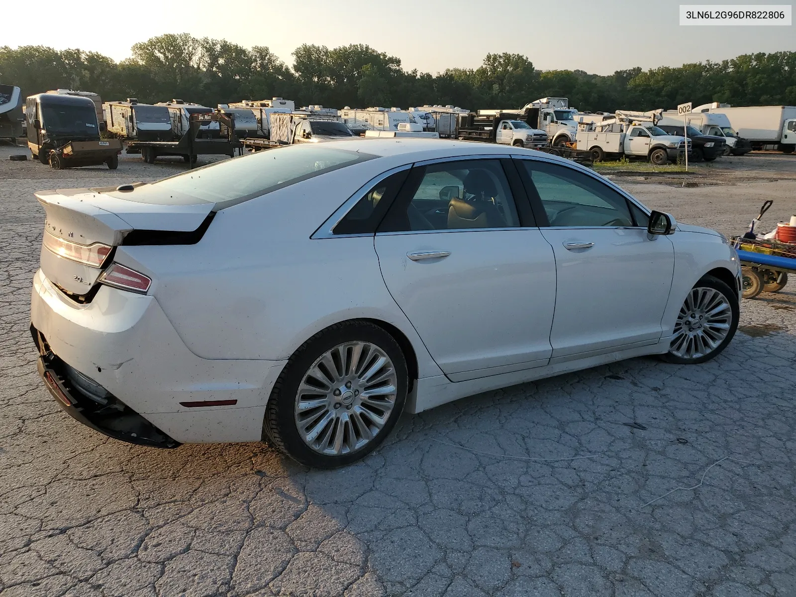 2013 Lincoln Mkz VIN: 3LN6L2G96DR822806 Lot: 59283624