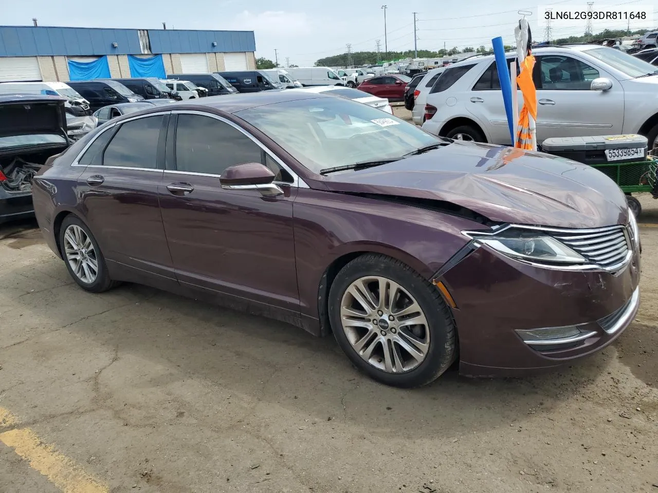 2013 Lincoln Mkz VIN: 3LN6L2G93DR811648 Lot: 68469924