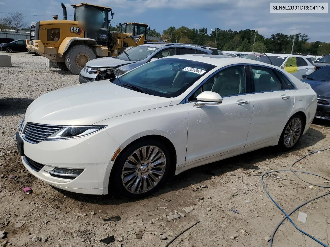 2013 Lincoln Mkz VIN: 3LN6L2G91DR804116 Lot: 72596854