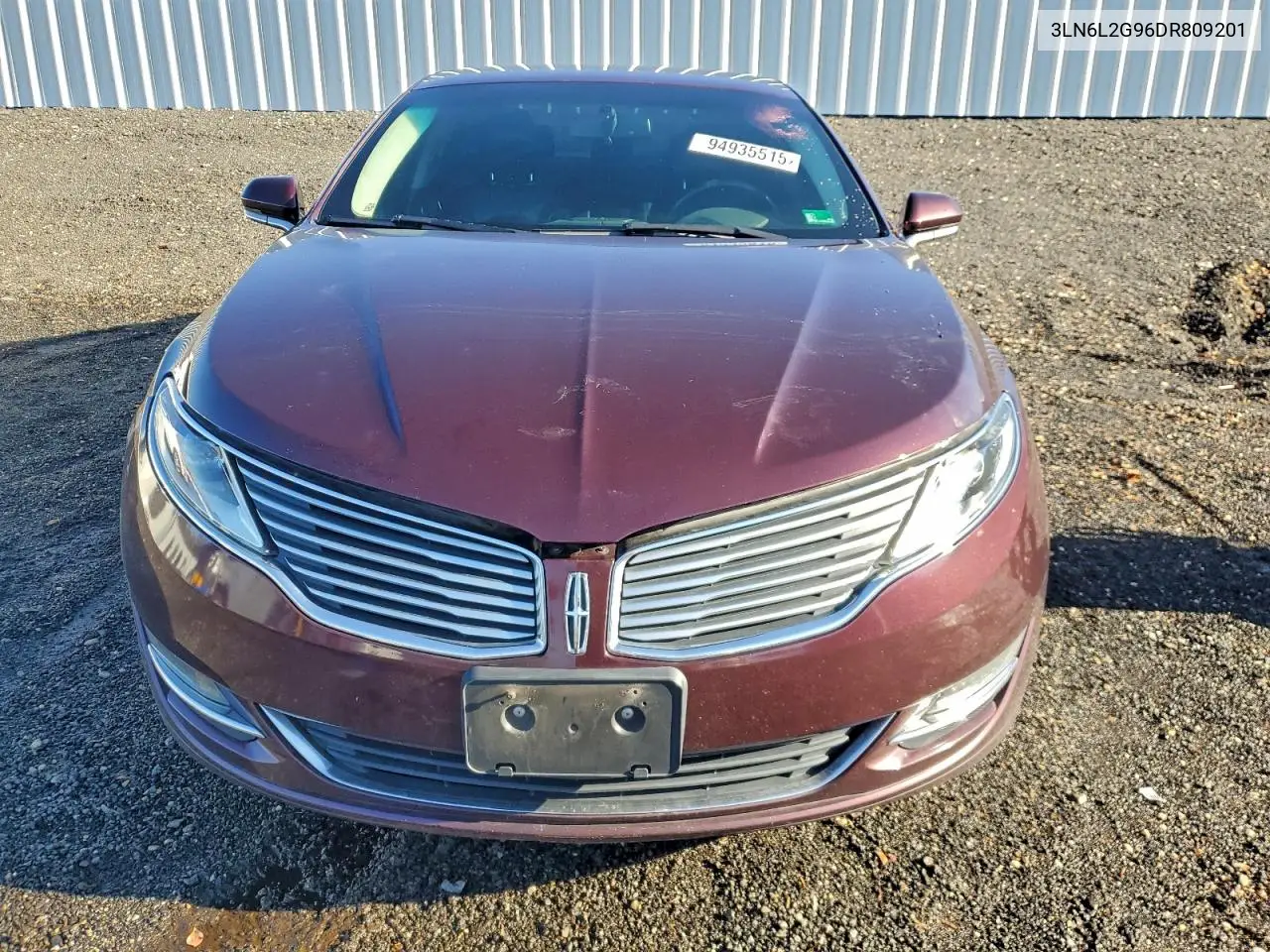 3LN6L2G96DR809201 2013 Lincoln Mkz