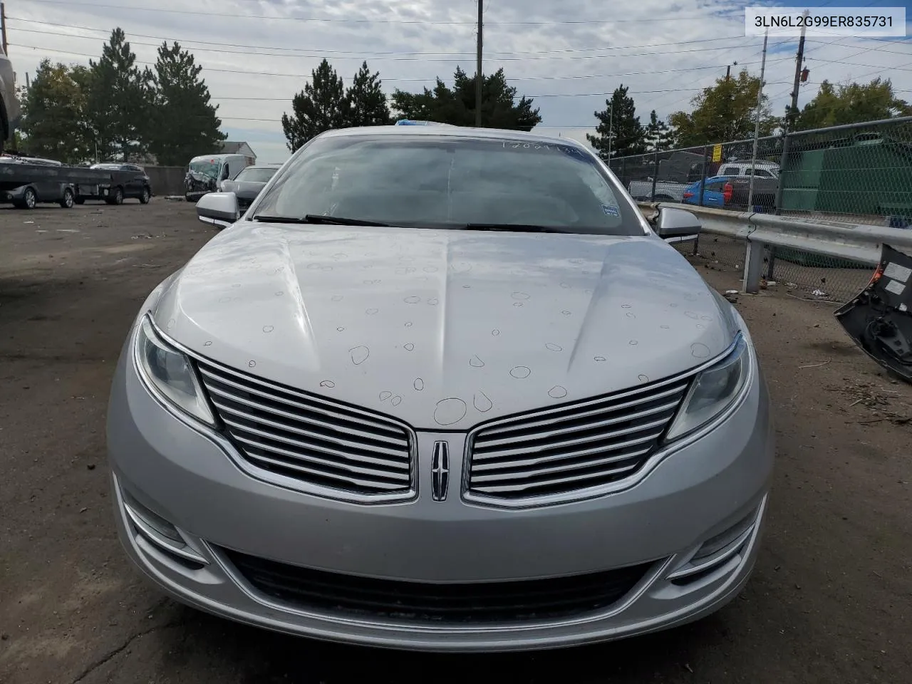 2014 Lincoln Mkz VIN: 3LN6L2G99ER835731 Lot: 72029734