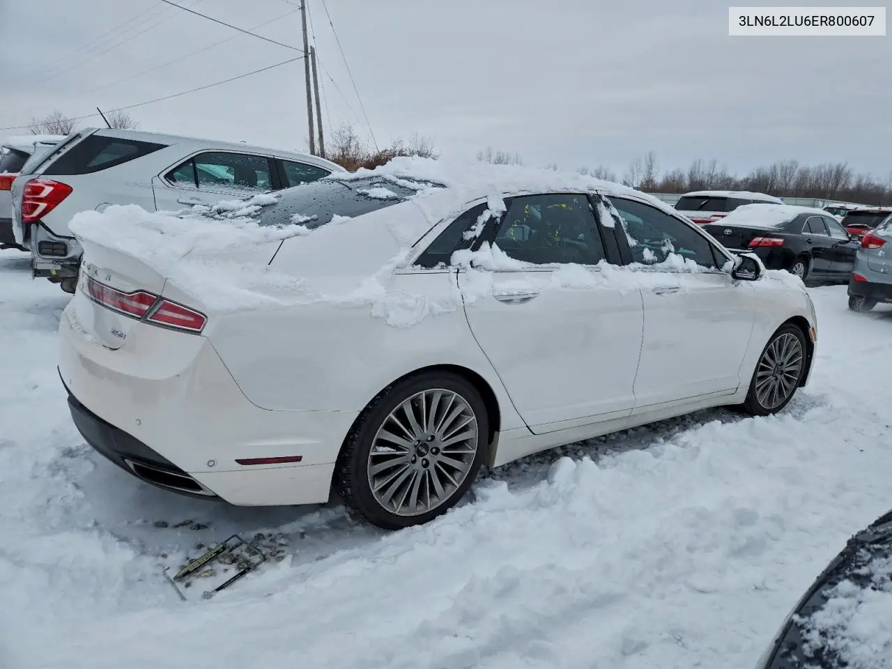 3LN6L2LU6ER800607 2014 Lincoln Mkz Hybrid