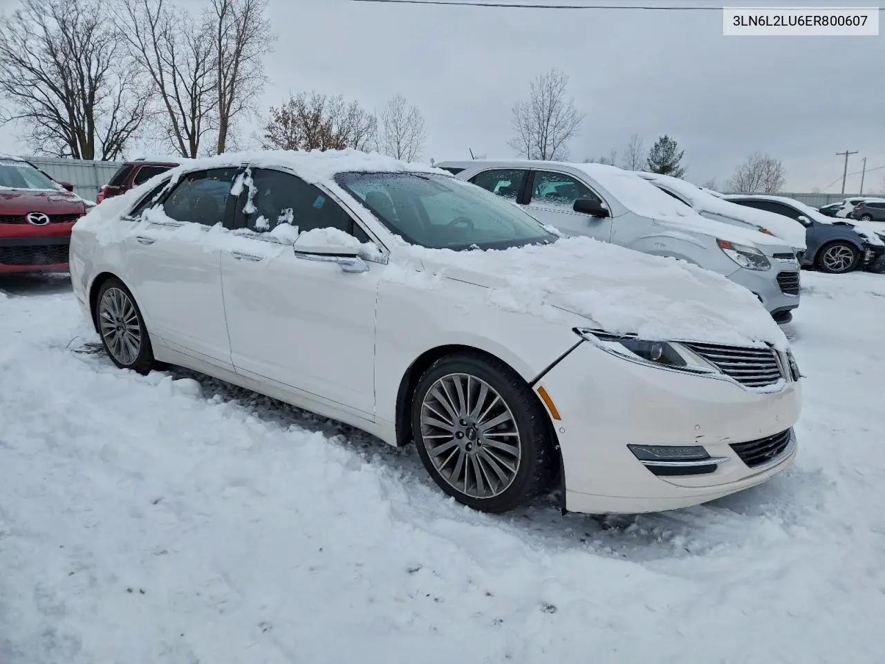 3LN6L2LU6ER800607 2014 Lincoln Mkz Hybrid