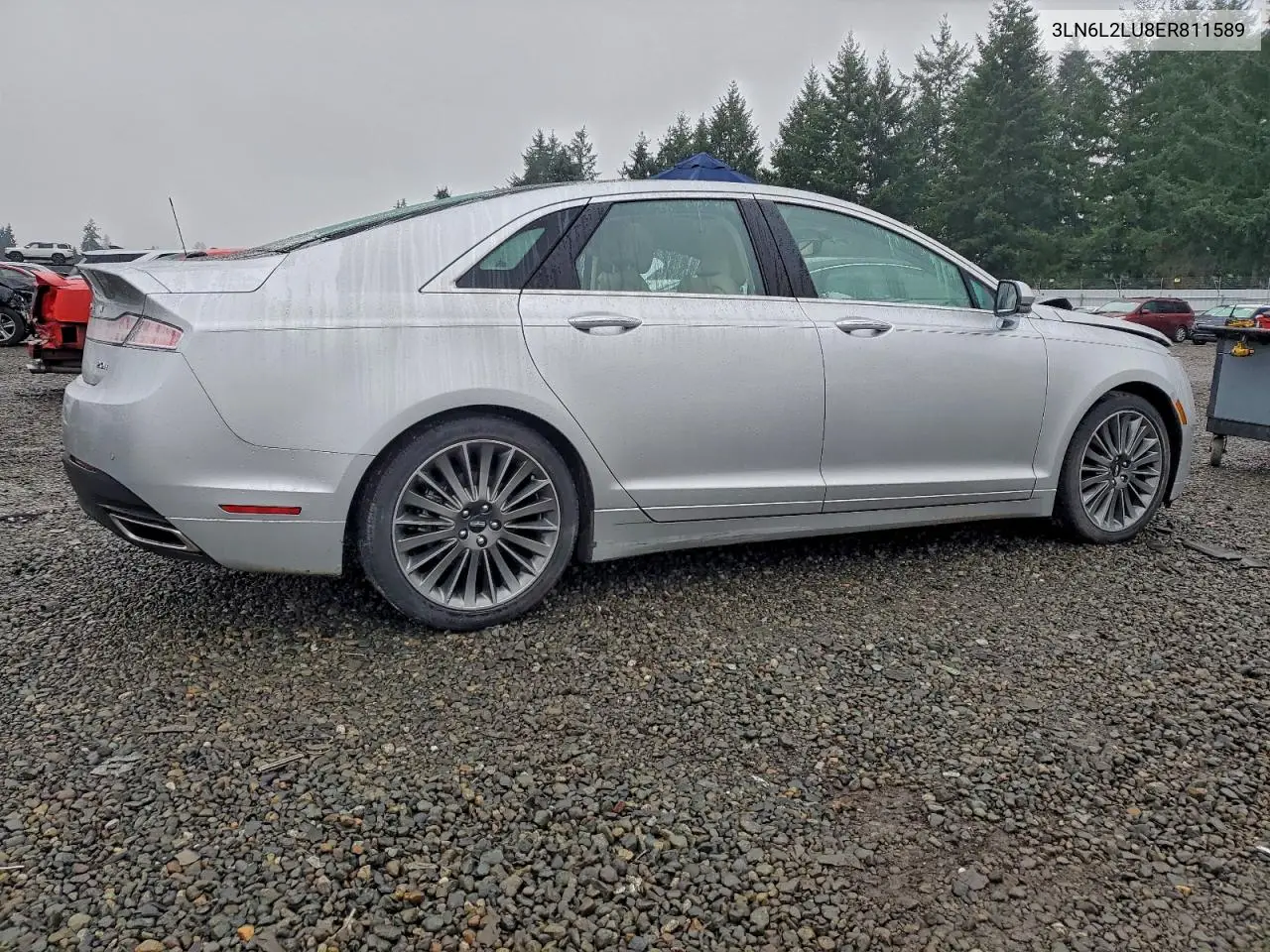 3LN6L2LU8ER811589 2014 Lincoln Mkz Hybrid