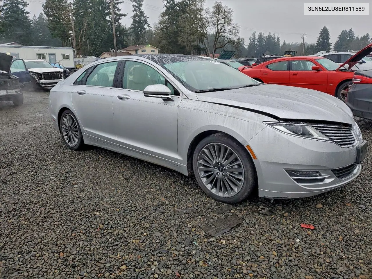 3LN6L2LU8ER811589 2014 Lincoln Mkz Hybrid