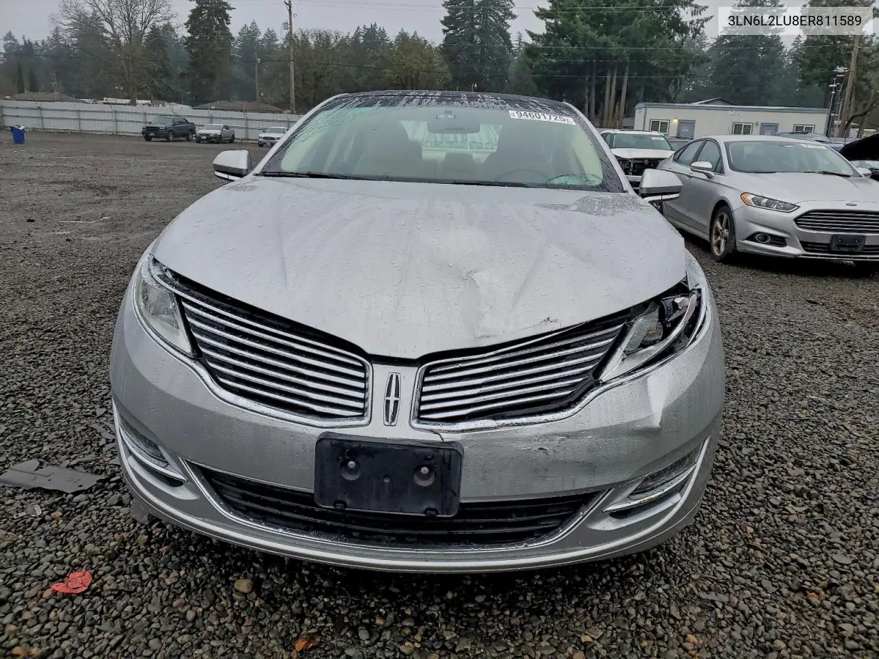 3LN6L2LU8ER811589 2014 Lincoln Mkz Hybrid