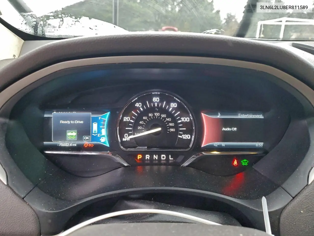 3LN6L2LU8ER811589 2014 Lincoln Mkz Hybrid
