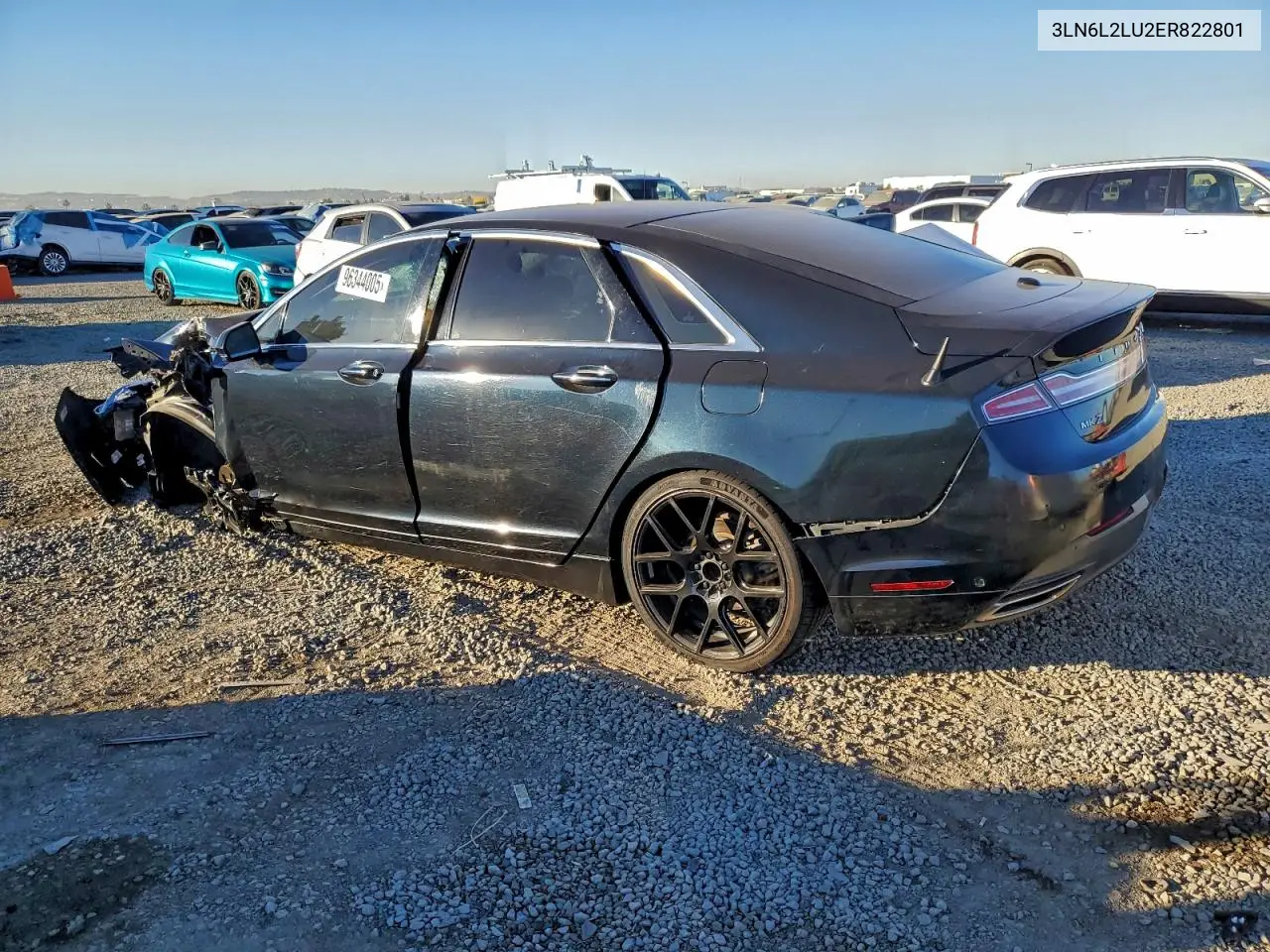 3LN6L2LU2ER822801 2014 Lincoln Mkz Hybrid