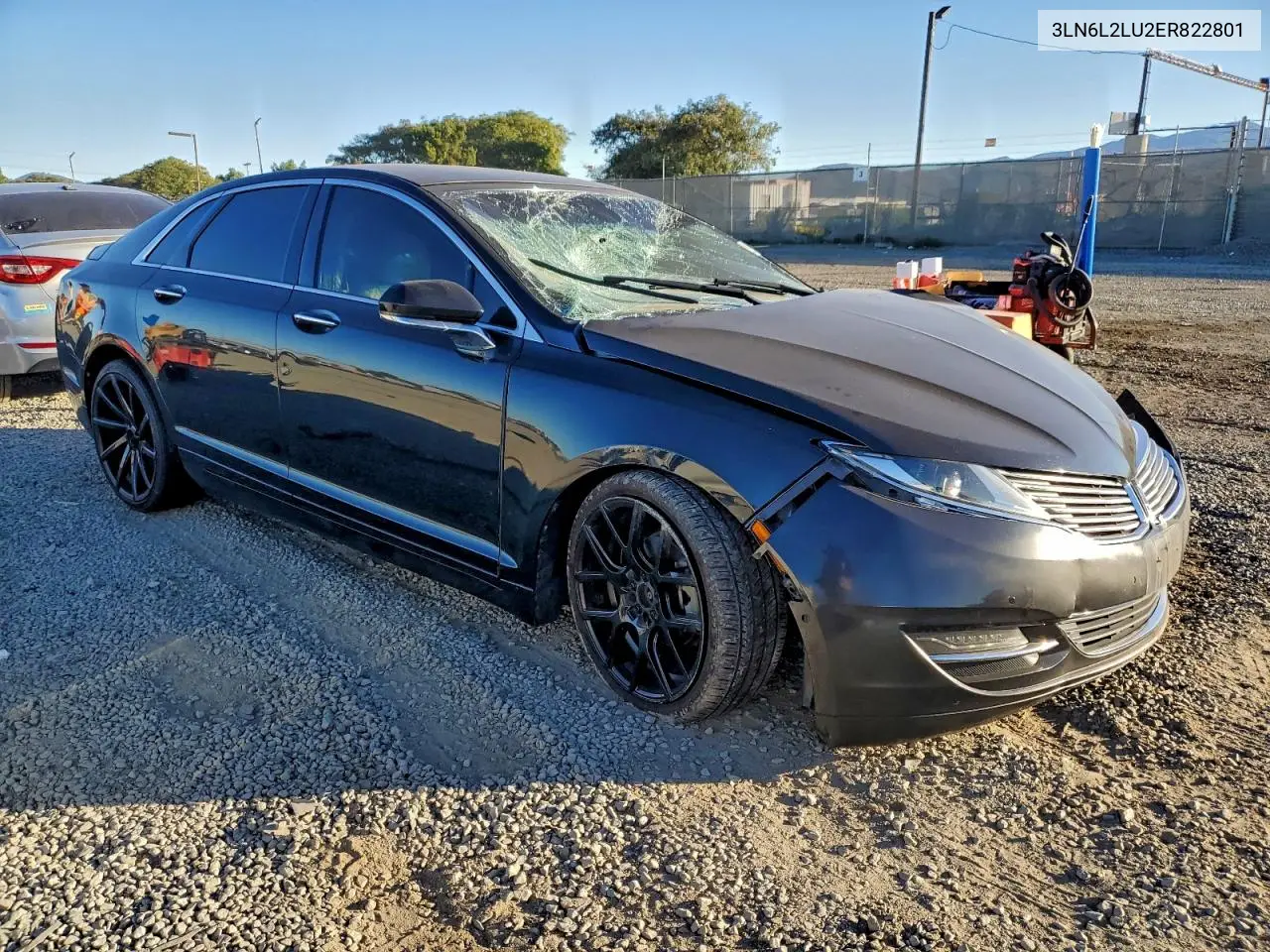 3LN6L2LU2ER822801 2014 Lincoln Mkz Hybrid
