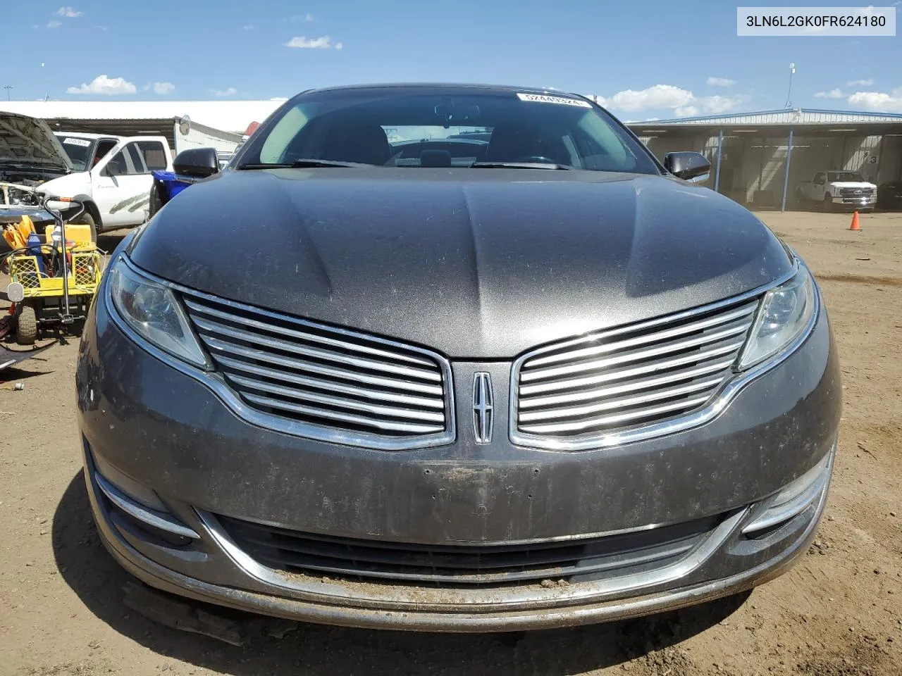 2015 Lincoln Mkz VIN: 3LN6L2GK0FR624180 Lot: 52449324