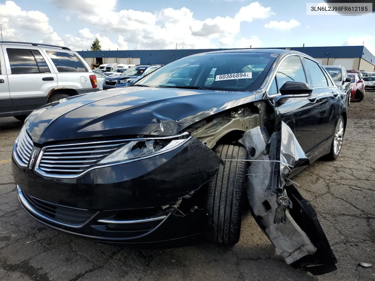 2015 Lincoln Mkz VIN: 3LN6L2J98FR612185 Lot: 60386894