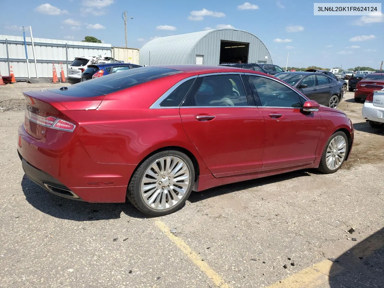 2015 Lincoln Mkz VIN: 3LN6L2GK1FR624124 Lot: 70043114