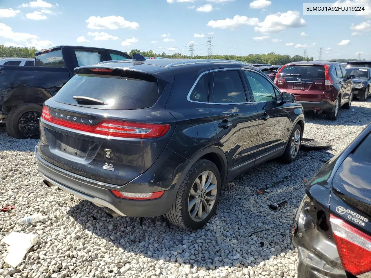 2015 Lincoln Mkc VIN: 5LMCJ1A92FUJ19224 Lot: 72027534